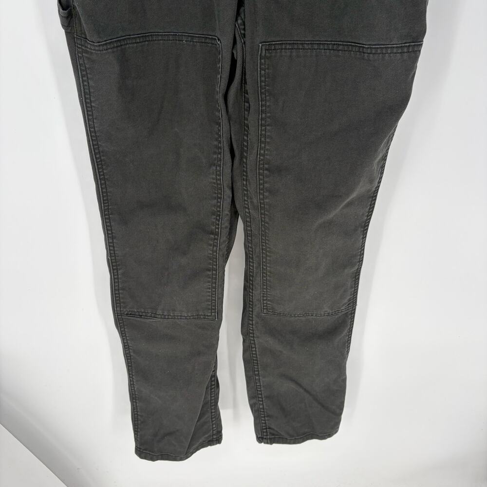 REI Co-op Trailsmith Workwear Overalls Double Knee Green Gray Women's 8 - Picture 5 of 10
